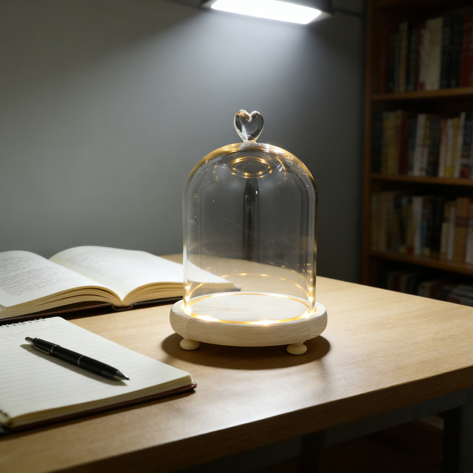 Heart Shaped Glass Dome Cloche - Plastic Dome Clear review and price