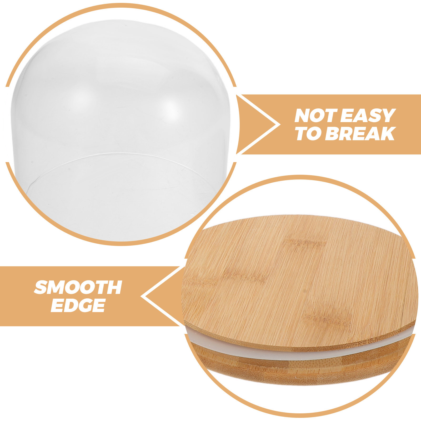 Clear Glass Dome Cloche with S - Plastic Dome Clear review and price