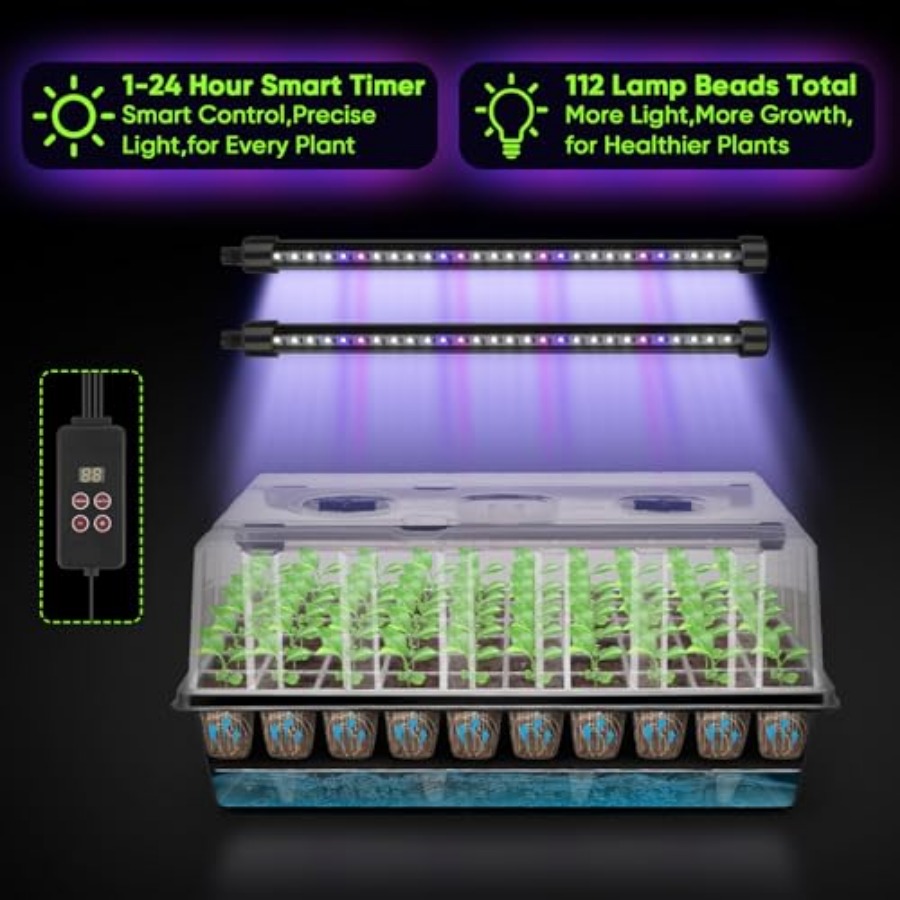 120-Cell Self-Watering Seed St - Humidity Dome Kit review and price