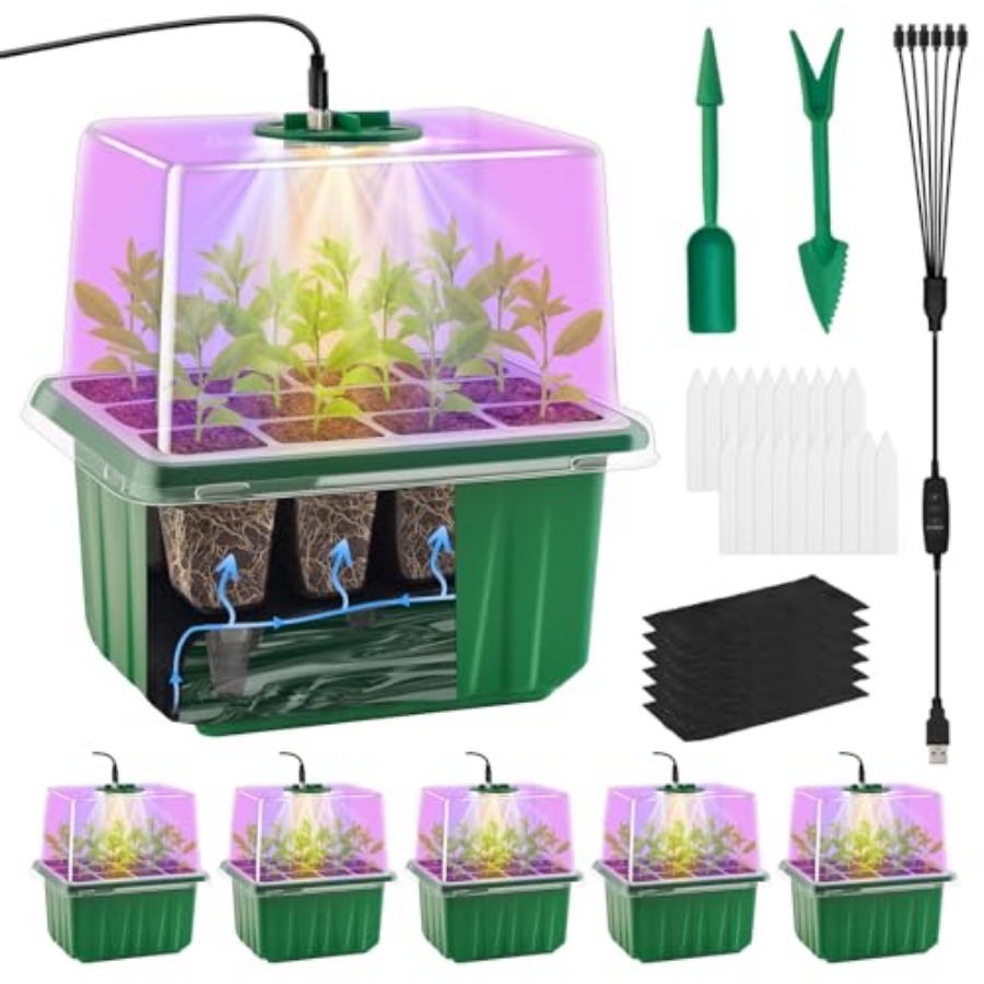 Seed Starter Tray with Light,  - Humidity Dome Kit review and price
