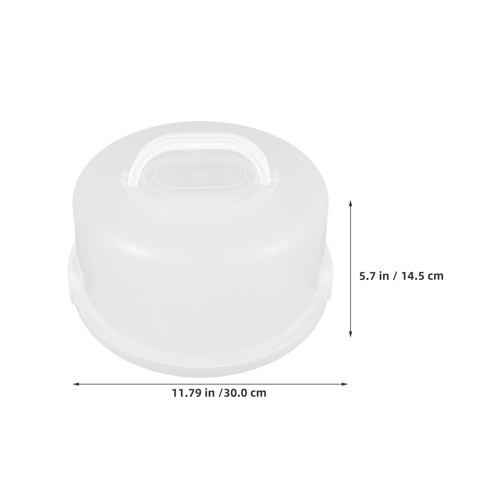 2pcs 10 Inch White Plastic Cak - Plastic Dome Clear review and price