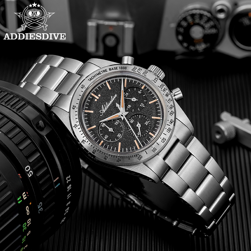 ADDIESDIVE 0S20 Chronograph Qu - Plastic Dome Clear review and price