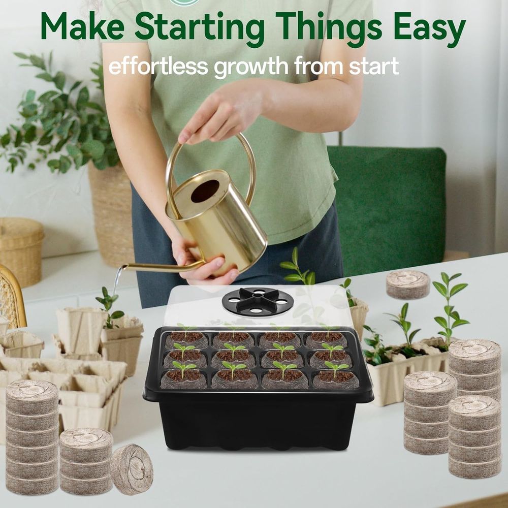 4 Pack Seed Starter Tray with  - Peat Pellet Tray review and price