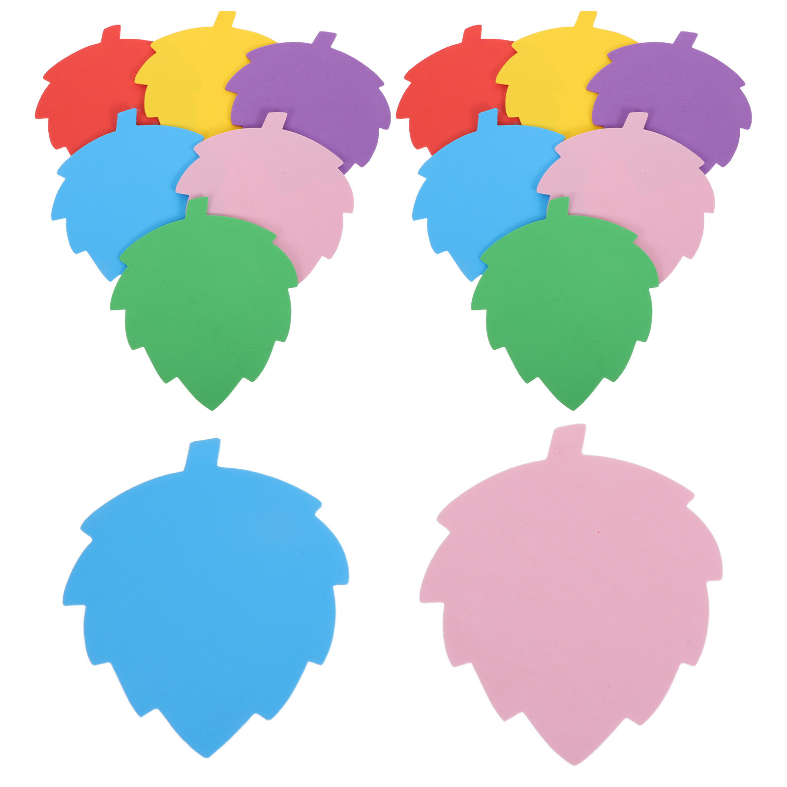 72Pcs Colorful Foam Leaf Shape - Cutting Board Foam review and price