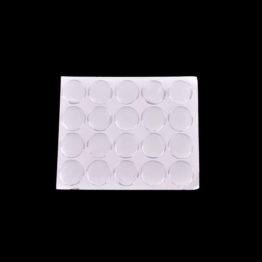 100pcs/sheet 25mm Round Dome 3 - Plastic Dome Clear review and price