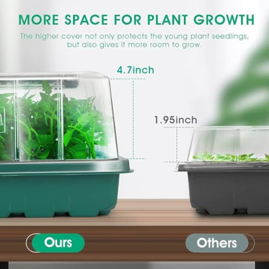 Seed Starter Tray with Grow Li - Humidity Dome Kit review and price