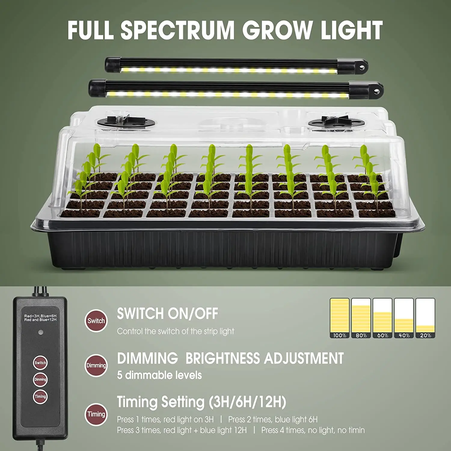 1 Set, Seed Starter Trays With - Humidity Dome Kit review and price