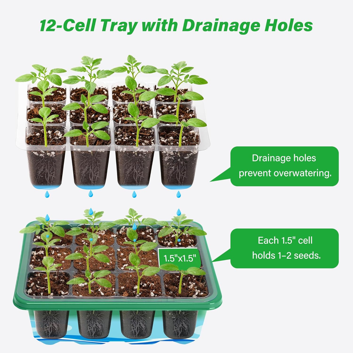 Growing Starting Nursery Trays - Humidity Dome Kit review and price