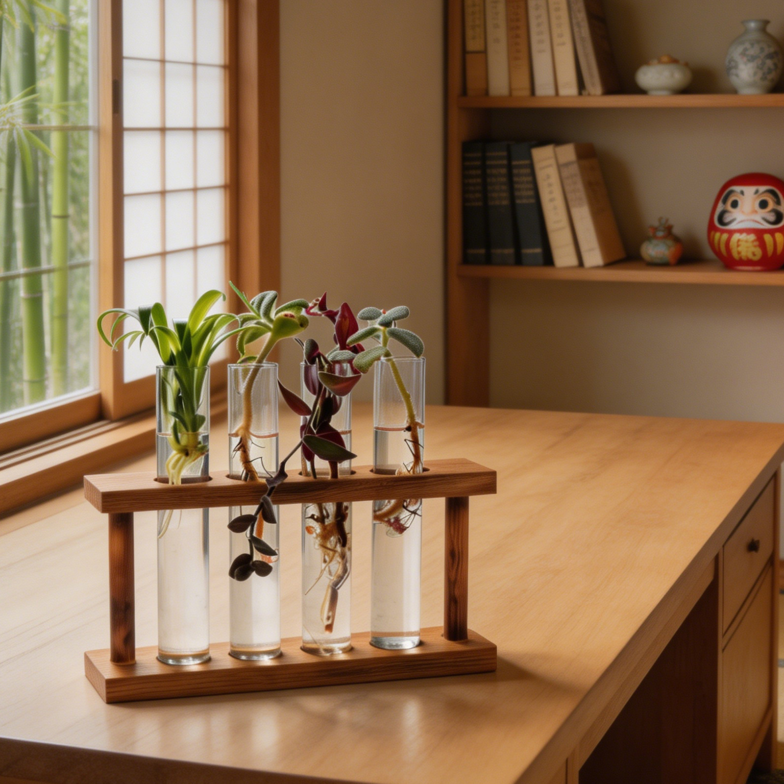 Wooden Plant Propagation Stati - Propagation Station Vase review and price